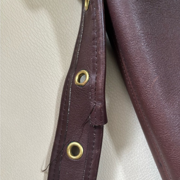 VINTAGE Glove Tan Mahogany Legacy Coach Bag Story Patch #9953 June 1997 - Picture 6 of 9